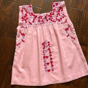 J Marie Smocked Sleeveless Shirt